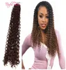 MOEDERDAG Synthetisch haar 20 INCH haarlok water wavecurly gehaakte haarlok haarverlenging vlechten haar bulks voor zwart en w2693333