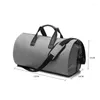 Sacs Duffel Sac de voyage d'affaires personnalisé pour hommes imperméable costume pliant vêtement grande capacité