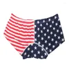 Onderbroek Sexy Mannen USA Vlag Boxer Streep Ademend Ster Jockstrap Comfy Modale Katoenen Ondergoed Bermuda Masculina De Marca