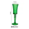 Wholesale140ml 6 colors European romantic beautiful goblet glass wine lamp thick goblet champagne glass restaurant hotel