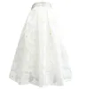 Юбки Летние винтажные элегантные корейские модные феи Сладкие белые розы с цветочным принтом и высокой талией Пышная фатиновая длинная юбка-миди 36XL Maxi Chubb8772501