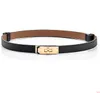 Kobiety Ceinture Luxe Cowhide Szerokość 3 cm mężczyzn Projektanci Paski Brązowe Bluśniacz Srebrny Women Pase Cintura Paski dla kobiet 8 Kolor Szerokość 3,0 cm Rozmiar Ss Ss