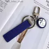 Porte-clés Designer Porte-clés Boucle de clé Amoureux faits à la main Porte-clés Sacs Bleu Porte-clés Cadeaux 240303