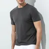 94% Modalny 6% Spandex Summer T-shirt Men Men Crew Szyja