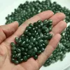 Pedras preciosas soltas 10 peças, óleo esmeralda natural-verde jadeíta, acessórios ovais, pulseira diy, joias, moda esculpida à mão, amuleto da sorte