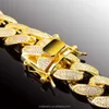 Пользовательские модные новые конструкции 22-каратного золота латуни Майами кубинское звено-цепочка для мужчин