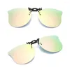 Sunglasses Cat Eye Shape Clip On Over Prescription Glasses UV400 Polarized Convenient Shades Ultra-Light Flip Up Sun