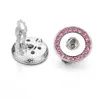 Kristall 12MM Snap Ohrringe Mini Button Ohrring für Frauen Snaps Schmuck