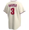 2024 Custom Baseball Jersey Bryce 3 Harper Trea Turner Bryson Stott Kyle Schwarber J.T. Realmuto Alec Bohm Nick Castellanos Aaron Nola Wheeler Brandon Marsh Suarez