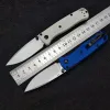 Mini Bugout 533/533BK Tactical BM Folding Knife 2.75" Satin Blade Grivory Handle Pocket Clip Outdoor Defensive EDC Flipper Knife