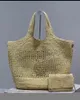 Woven shopping bag, handbag, imported raffia handmade limited edition summer fashion brand bag, straw bag, large capacity bag, cute and practical, vacation bag, beach 2024