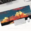 Pads 900x400mm XXL Moon landscape Large Mouse pad Sunset Night PC Computer Mat 80X30cm XL Lockedge Computer Mouse Pad Keyboards Mat