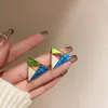 Sier Needle Acrylic Geometric with Advanced Sense, Small and Unique Personalized Fashion Earrings, Minimalist Earrings