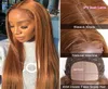 13x4 Highlight Wig Lace Front Human Hair Wigs Honey Blonde Brazilian Straight 5x5 HD Lace Closure Wig Unice Hair Wigs For Women3326763