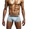 Jockmail iç çamaşırı erkek boksörler katı erkek külotlar kısa külot boksörleri jm402
