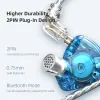 Słuchawki KZ Zax/Kz Dex Pro in Ear Słuchawki 1DD+7BA HiFi Bass Monitor słuchawkowy Hybrydowa Technologia Anulujące słuchawki z kablem