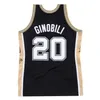 Stitched basketball jersey Manu Ginobili 2002-2018 mesh Hardwoods classic retro jersey men women youth S-6XL