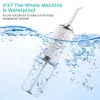 Heads Oral Irrigator Portable Electric Toothbrush Dental Water Flosser Jet Floss Tooth Pick 4 Jet Tip 220Ml 3 Modes Usb Rechargeable