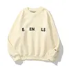 Essentialsweatshirts 디자이너 남성용 셔츠 여성 Essentialshort 브랜드 간단한 다목적 미국 작은 네크 라인 A 필수 캐주얼 8014