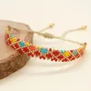 Braccialetti Link Yastyt Miyuki Seed Bead Gioielli Boho Colowful Regali di bracciale intrecciati a mano regolabili per lei