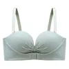 BRAS 32-38ABC Sous-vêtements sans bretelles Femme Petite poitrine Push-up Antidérapant Beauté Dos Réglable Sans Anneaux En Acier Soutien-Gorge