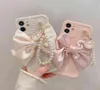 Phone Case For iphone 13 Cover Pearl Bracelet Bow For iPhone 12 11 13 Pro Max Mini X XR XS Max 6 S 7 8 Plus Soft Phone Case W2207346475