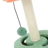 Scratchers Cat Climbing Frame Liten Sisal Teasing Cat Toys Cat Scratch Board Claw Sliping Cat Toys Turntable Type