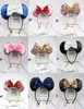 European and AmericanFull sequined Mouse Headband Sequined Bow Hair Accessories Children Ears Hair Card High Quality Whole FJ72976004