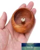 Doftlampor Rosewood rökelse Burner Stick Holder Bowl Vintage Round Wood Home Decoration Ornament7354054