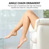 Anklets Decor Glitter Anklet Creative Jewelry Delicate Female Exquisite Chain Fashion Foot Elegant Lady Ornament Miss