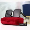 Guccs Glasses Designers Cucci Lunettes de soleil Homme Femme Sonnenbrillen Nouvelles lunettes de soleil imprimées personnalisées à 23 lettres avec grand cadre en maille rouge minceur et crème solaire Gr