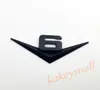 Universal 3D Chrome Metal V6 V 6 Logo Emblem Rozeti Çıkartma Çıkartma Araç Araç Aksesuarları Trim Siyah Stil2283742