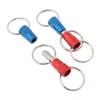 Keychains 2 Pieces Heavy Duty Three Key Ring Quick Release Detachable Pull-Apart Lock Holder Accessory