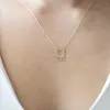 Pendant Necklaces Luxury For Women Giraffe Heart Shape Necklace Animal Pattern Choker Personalized Stainless Steel Jewelry Gifts