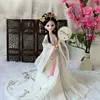 1/6 BJD Kinesisk forntida dockan Hanfu kläder släpande kjolhuvudbonad Fairy Princess Doll Chinese Drama Doll Toys for Girls 240301