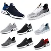 new men women shoes Hiking Running flat Shoes soft sole fashion black white red bule comfortable fashion Color blocking round toe 68 GAI trendings