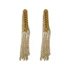 Dangle Earrings Fashion Jewelry Temperament Wheat Fringe Niche Design Alloy Ear Drop Korean Style Stud Women