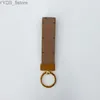 Keychains Lanyards Wholesale Buckle Desginer Keychains 2022 Fashion Handmade Leather Accessories With box dust 240303