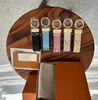 Keychains Leather Men Kvinnor Modemärke Designers Shoe Keyring Quality Luxury Llaveros Pendant Multicolor Gift 240303