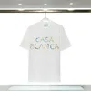 Casa Blanca Chemises 2024 Été Casablanca Designer T-shirt Casablanc Men Femmes Vêtements Kk