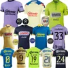 23 24 Club America Maglie da calcio Liga MX HENRY J.QUINONES D.VALDES 3RD A.ZENDEJAS FIDALGO 2023 2024 CASA LONTANO Terzo Maillot Fans Slim Player Version Maglie da calcio