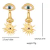 Eyes Sun Like Temperament Versatile Light Design Earrings Jewelry