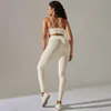 Lu Align Femme Ensembles De Taille Leggings Tenue Femmes Haut Et Haut Deux Pièces Ensemble Survêtement Sans Couture Fitness Tenues D'entraînement Vêtements De Sport Jogger Gry Lemon Lady Gry Sports Filles