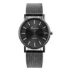Relógios de pulso relógio de pulso masculino quartzo aço inoxidável número mulheres relógios de pulso relógio moda para homens