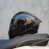 Capacetes de corrida de rosto cheio inverno quente dupla viseira capacete da motocicleta moto esportes capacete 240301