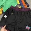 Mäns shorts lager multi färg nålar casual nylon mesh andningsbara snabbtorkning byxor broderade fjäril strand män kvinnor