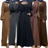 Etniska kläder lyx dubai pärlstav cardigan kappa muslimsk islamiska parti abaya klänning kimono ärmrock klänning mellanöstern kvinnlig vestidos