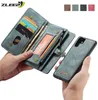Retro läder borttagbart P30Pro -fodral för Huawei P20 P30 Mate20 Pro Lite Luxury Magnetic Wallet Purse Card Holder Bags Cover Coque C5525664