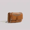 Abendtaschen KUROYABU Modetrend Damen Unterarmtasche Kleine Kette Quadratisch Hochwertiges weiches Leder Schulter-Crossbody