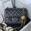 Ladies Designer Bags Classic Flap Gold Ball Bag Lambskin Chain Bag Crossbody Shoulder Bag TOTE Handbag Top Mirror Quality AS1786 AS1787 Purse Pouch